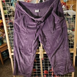 Wendy's closet DANSKIN NOW Purple sweatpants XXL (20) 80% COTTON 20%POLYESTER